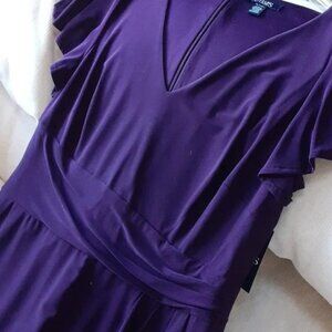 Chaps Deep Purple Dress